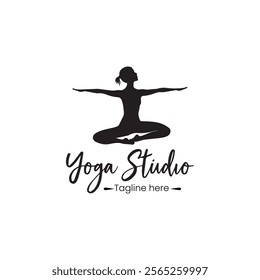 Elegant Yoga Studio Logo Design Template