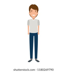 Elegant Young Man Character Stock Vector (Royalty Free) 1180269790 ...