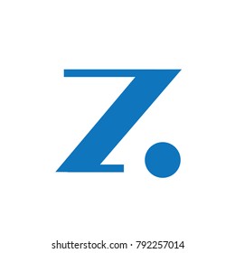 Elegant Z Letter Sans Serif Classic Modern Form Logo