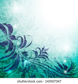 Elegantly floral background, eps10 format