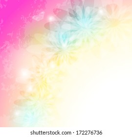 Elegantly floral background, eps10 format 