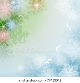Elegantly floral background, eps10 format