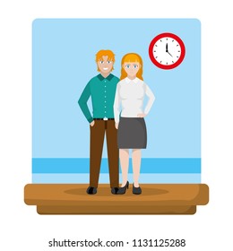 elegants businesspeople professional manager job