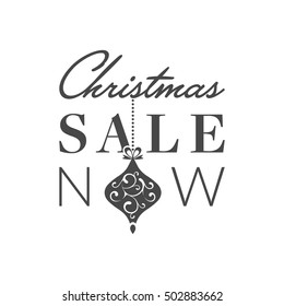 Elegantt Calligraphy Christmas Design