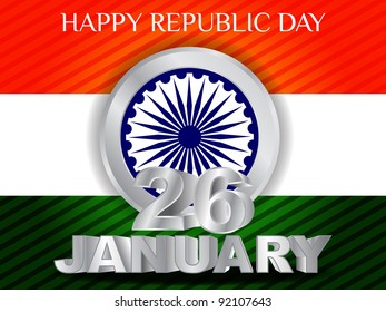 elegent background for Republic Day.
