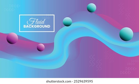 Elegent and eye catching fluid design background