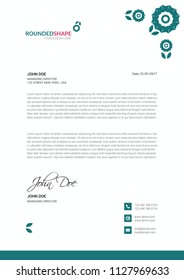 Elegent Letterhead Template