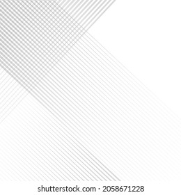 Elegante fondo blanco abstracto con líneas diagonales. Textura de rayas monocromáticas vectoriales. Concepto de arte mínimo.