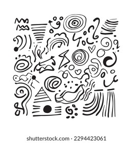 elemen doodle tangan yang dapat dengan mudah diintegrasikan pada proyek desain, situs web, media sosial, dan banyak lagi. Setiap gambar doodle tangan di koleksi kami diisolasi pada latar belakang puti