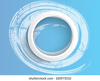Element of abstract design on grunge background. Vector illustration