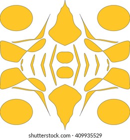 Element for Abstract gold-yellow pattern. Seamless vector illustration. For design, wallpaper, textile