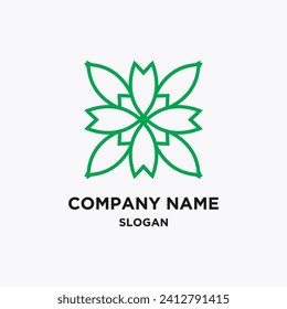 Vector de diseño de la compañía de logotipos abstractos de elementos