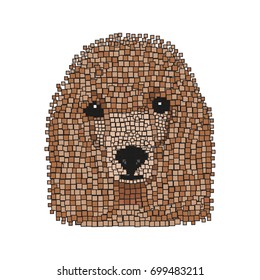Element for the avatar of the player. Button with a picture of a dog.
