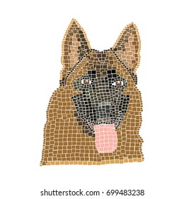 Element for the avatar of the player. Button with a picture of a dog.