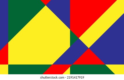 Element or background have green red yellow and blue.
