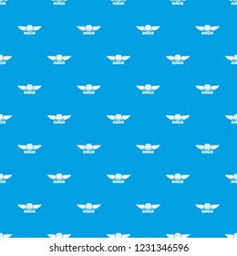 Element burger pattern vector seamless blue repeat for any use