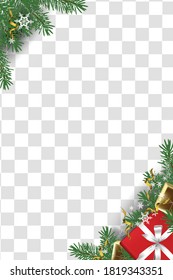 The element Christmas social media pomote,promotion post templates.post square frame for social media