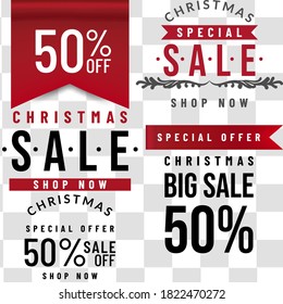 The element Christmas social media pomote,promotion post templates.post square frame for social media
