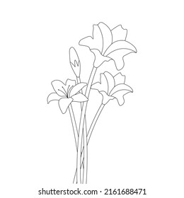 Farbelement für Blumenmuster für dekorative Blütengrafik 
