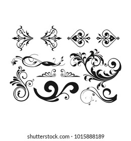 element decorative floral