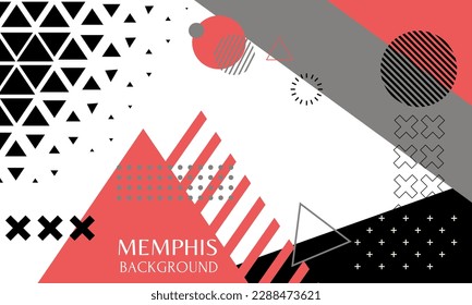Element design Memphis illustration. Retro funky graphics. 90s trend design. Vintage element illustration