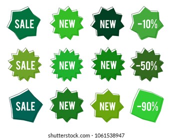 Element design orange bubbles, isolated on white background. Vector illustration of Eps 10 for sale promo marketing, new product sticker, Discount ad offer price label, symbol for advertising campaign