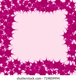 Element of design.  Reds stars on a pink background