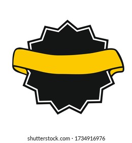 element for design ribbon and star
