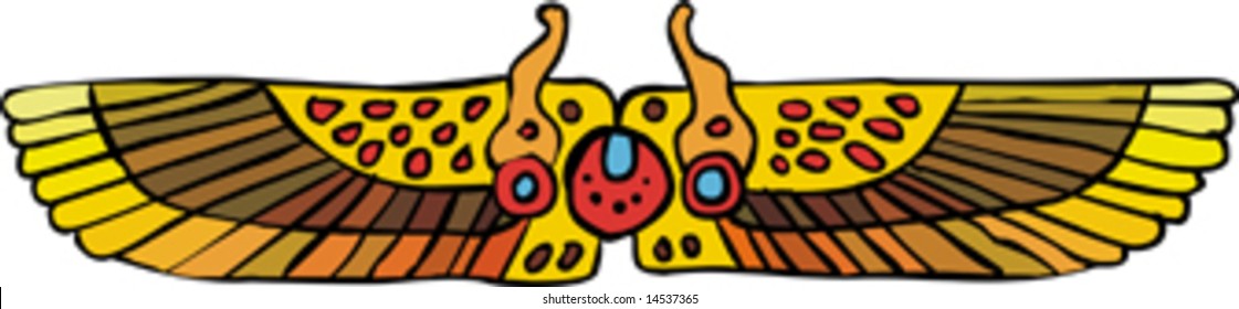 Element of design in style of Egypt