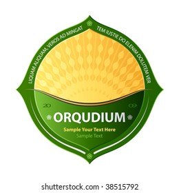 The element of a design. Vector.