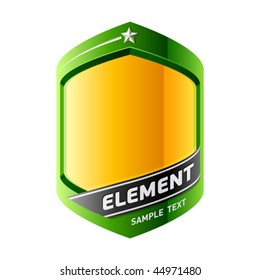 The element of a design. Vector. Insert your information.