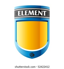 The element of a design. Vector. Insert your information.