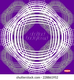 element for design white line grey wave gray band on violet background vector