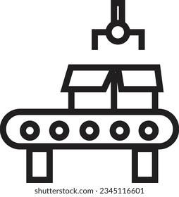Element Factory Industrial Outline Icon