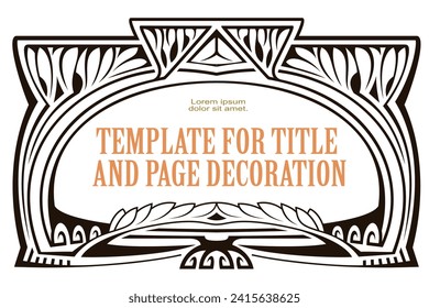 Element flower for labels, banner, sticker and other design. 