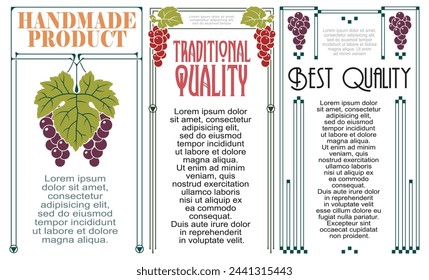 Element flower for labels, banner, sticker and other design. 