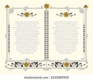 Element flower for labels, banner, sticker and other design. 