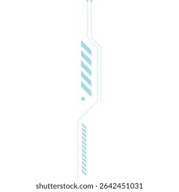 Elemento de la tecnología futurista Líneas de marco