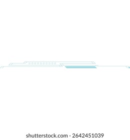 elemento de linhas de estrutura de tecnologia futurista