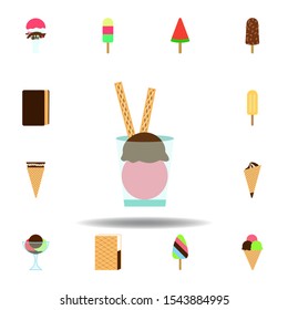  Element of ice cream illustration icon.  