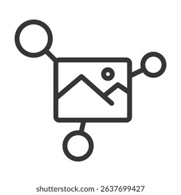 Element Icon Lineal Style Vector Illustration