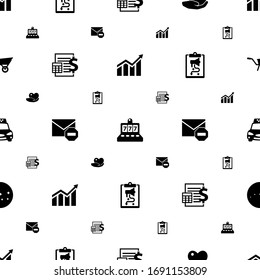 element icons pattern seamless. Included editable filled Profit, slot machine, caring, Accounting, Spam, social media strategy, Taxi service icons. element icons for web and mobile.
