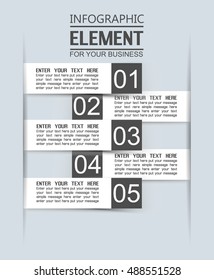 ELEMENT FOR INFOGRAPHIC  TEMPLATE GEOMETRIC FIGURE STIKER THIRD EDITION BLACK OPTION