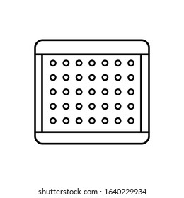 Element layered mattress icon. Simple line outline vector orthopedics icons for ui and ux website or mobile application