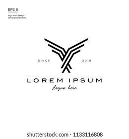 Element Logo Icon Template Design Eagle