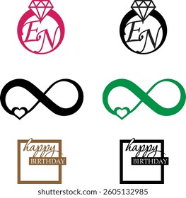 element logo infinity for holiday cake 