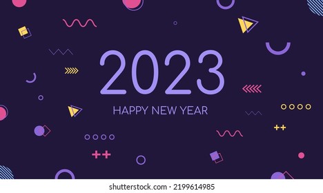 mamografía de elementos 2023 feliz año nuevo 