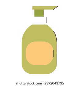 Element of morning routine set. This colorful illustration captures the essence of a fresh start of the day with soap adds a touch of cleanliness and vitality to your day. Vector illustration.
