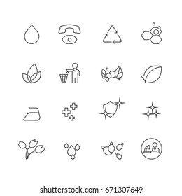 Element Natural and Ecology icons set,Vector