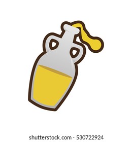 element olive oil bottle icon vector illustration eps 10